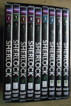 SHERLOCK DVD kompletne wydanie 1-3