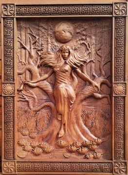 Obraz Słowiańska Marzanna (Relief)