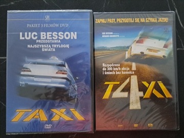 TAXI 1+2+3+4 [4DVD] Lektor, Napisy PL, FOLIA