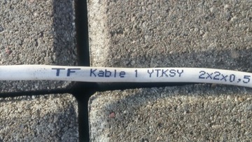 Kabel telekomunikacyjny YTKSY 2x2x0.5