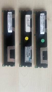 Micron 3x 4GB 2Rx4 PC3-10600R-9-10-E1 ECC MAC