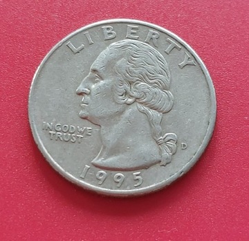 Moneta 1/4 dolara Quarter Dollar USA - 1995