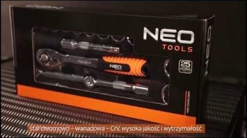 Zestaw kluczy nasadowych NEO Tools 8 - 36mm 84-238