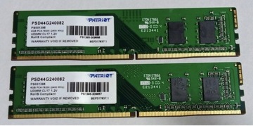 Pamięć PATRIOT DDR 4 2x4GB