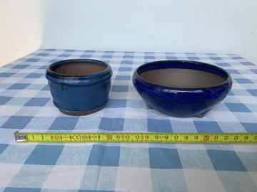 Doniczki Bonsai 2 szt. ceramiczne