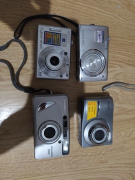 Aparat cyfrowy Nikon zestaw 4 aparatów 