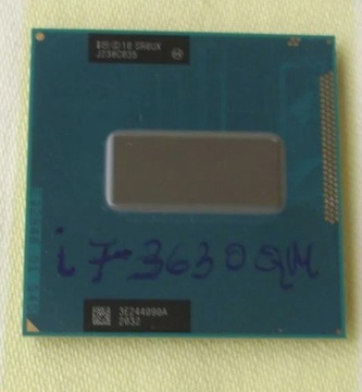 Procesor Intel Core i7-3630QM 2,4 - 3,4 GHz, cachy