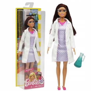 Lalka Barbie Naukowiec Mattel FJB09 UNIKAT