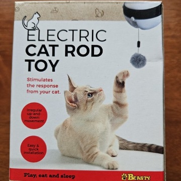 Elektryczna wędka dla kota