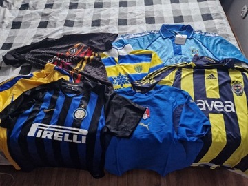 Zestaw 7 koszulek piłkarskich Inter Parma Italia 