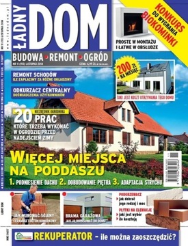 ŁADNY DOM 11/2014 budowa remont ogród poddasze