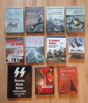 Książki historyczne, wojenne, biografie, bitwy