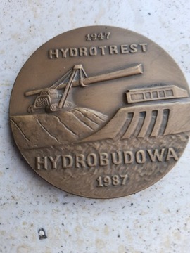 Hydrotrest-Hydrobudowa - medal 1987.