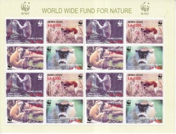 Sierra Leone 2004** cena 15,90 zł kat.15€ - małpy