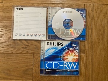 Płyta Philips CD-RW 700MB 1-4x