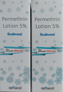 Świerzb 2x 60 ml lotion z permetryną 5% Permetryna