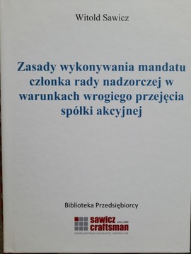 "Zasady wykonywania mandatu członka rady Sawicz