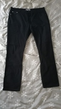 Spodnie materiałowe czarne chinosy r. L 40 casual