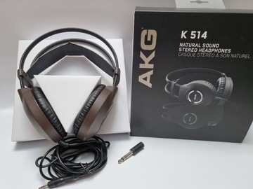 Słuchawki przewodowe półotwarte AKG K514 mk1