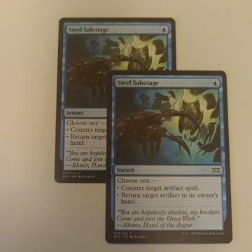 Steel Sabotage MTG blue