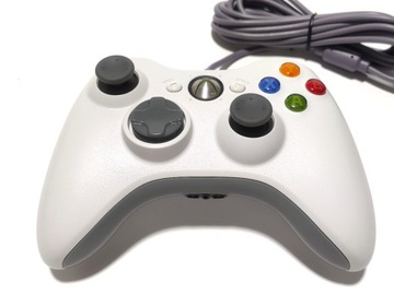 PAD PRZEWODOWY MICROSOFT XBOX 360 PC BIAŁY