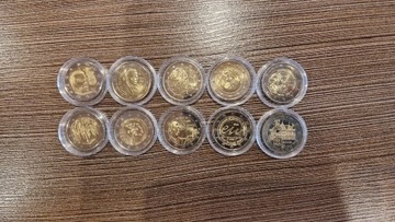 Monety okolicznościowe 2 euro, rocznik 2010