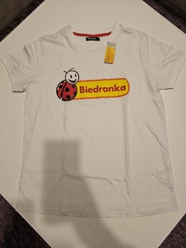 Koszulka T-Shirt Biedronka Fan damski biały L