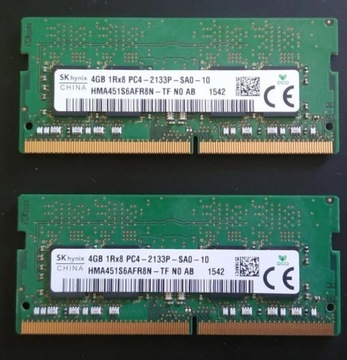 Pamięć SK Hynix 2x 4GB DDR4 2133P SODIMM