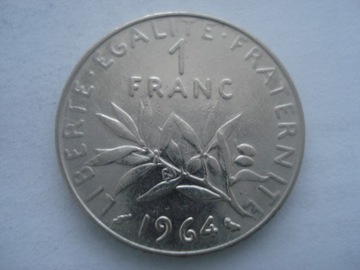 Francja 1 frank 1964