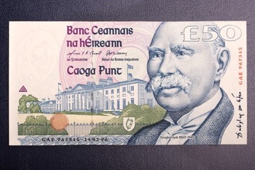 50 funtów Irlandia 1996r. stan 2+ 