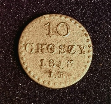 10 groszy 1813 IB Księstwo Warszawskie  