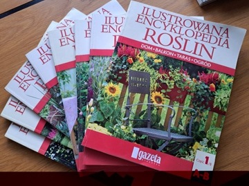 ILUSTROWANA ENCYKLOPEDIA ROŚLIN komplet (1-8)