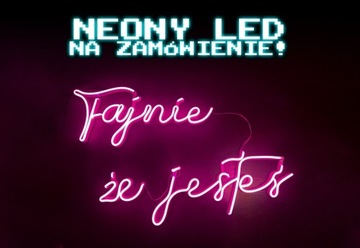 NEON LED ledon reklama świetlna na zamówienie