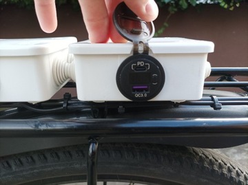 Puszka na port USB do ebike rower elektryczny 