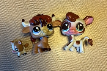 Littlest Petshop zestaw rodzinny krówka Ruchome