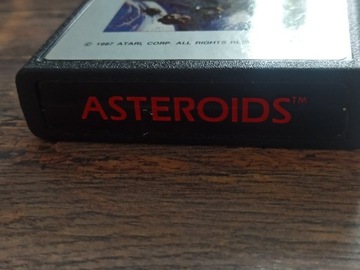 Atari gra Asteroids 1987 rok cartridge 