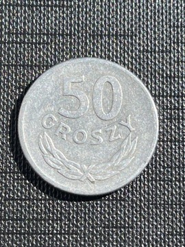 Moneta numizmatyka 50 gr groszy 1965