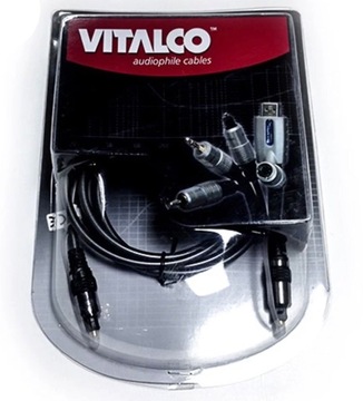 Kabel optyczny TOSLINK – TOSLINK – VITALCO 6mm 1m