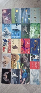 Karty telefoniczne fauna zwierzęta