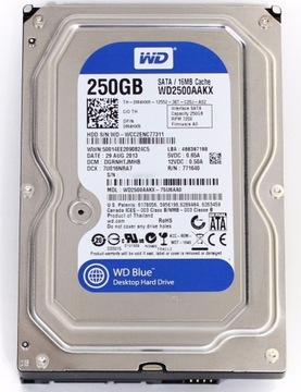 Dysk twardy Western Digital WD2500AAKX 250,00 SATA