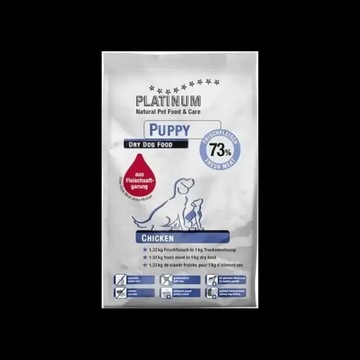 PLATINUM Półwilgotna karma  PUPPY CHICKEN 450G