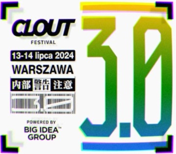 Clout festival 3.0 bilet (2 bilety)