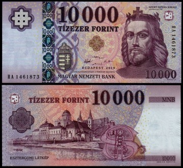 HUNGARY P206* 10000 FORINT* ND 2019* UNC GEM* 
