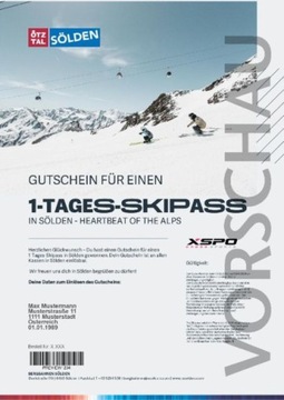 Karnet narciarski 1-dniowy, Solden, Austria