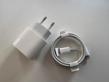 Zasilacz Apple 20W USB-C + kabel USB-C - Lightning