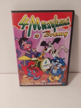 4 Muzykanci z Bremy film bajka DVD animacja cztery