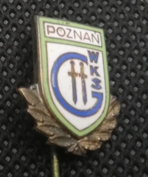 Odznaka Grunwald Poznań emalia brązowy wieniec 