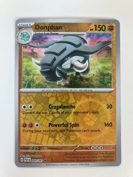 Pokemon TCG Paldean Fates: Donphan Reverse 049/091