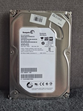 Dysk twardy Seagate Barracuda 500 GB - ST500DM002