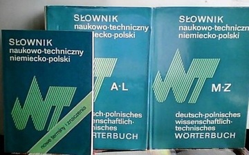 Słownik naukowo techniczny niemiecko-polski